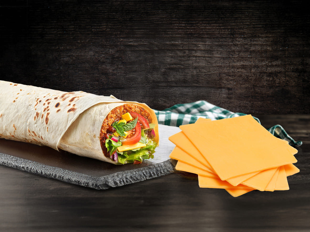 Cheddar Çiğ Köfte Dürüm